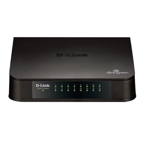 Switch D-link 16 Puertos 10/100 Des-1016a